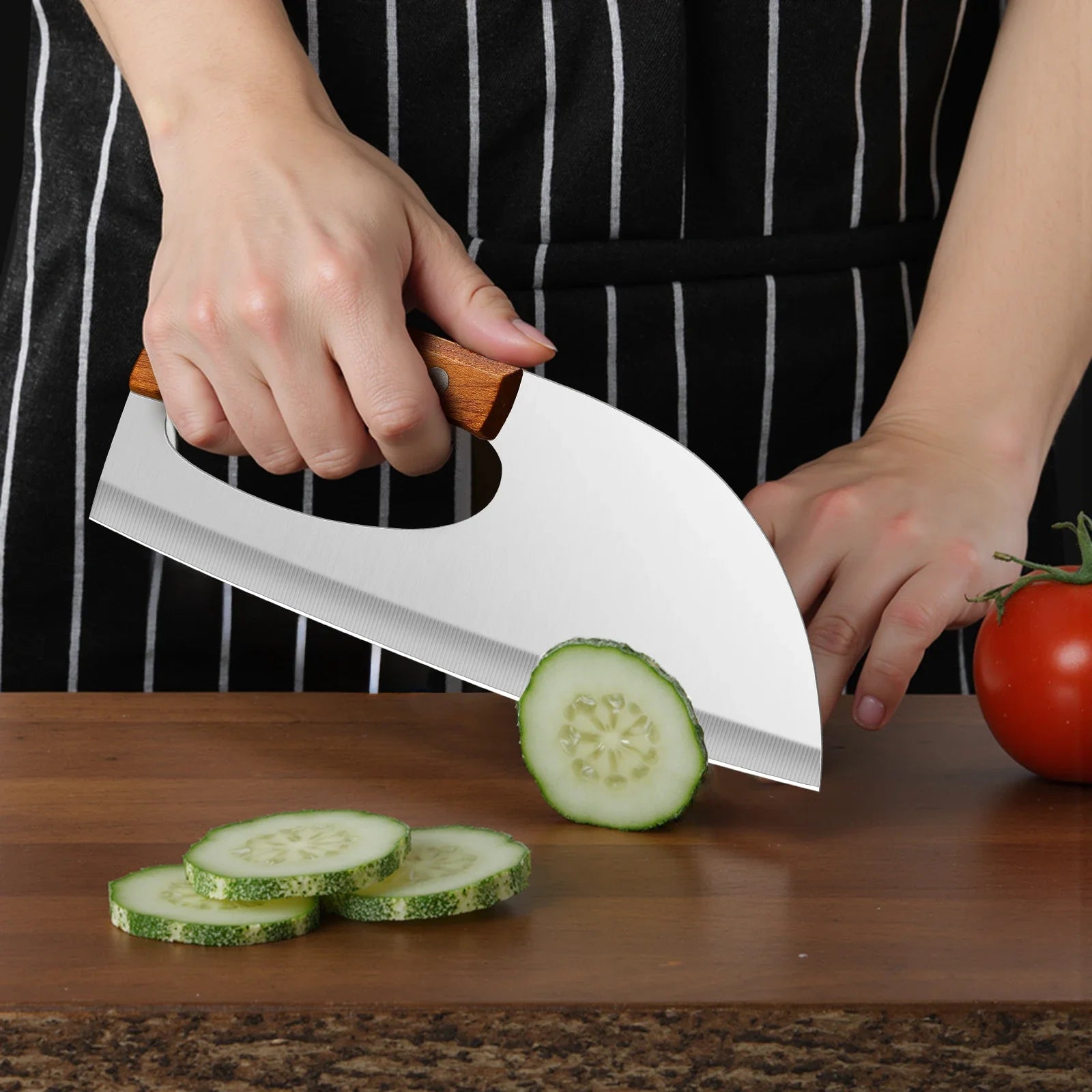 Labor-saving Stainless steel full edge multi-function chef's knife