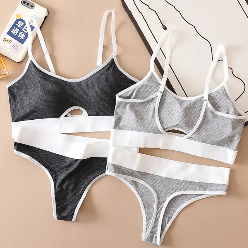 Women's Sports Comfort Bra And Panties Set