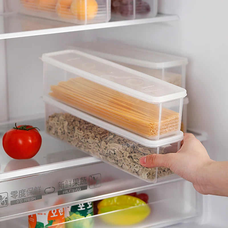 Kitchen Noodle Cereal Preservation Storage Box with Cover