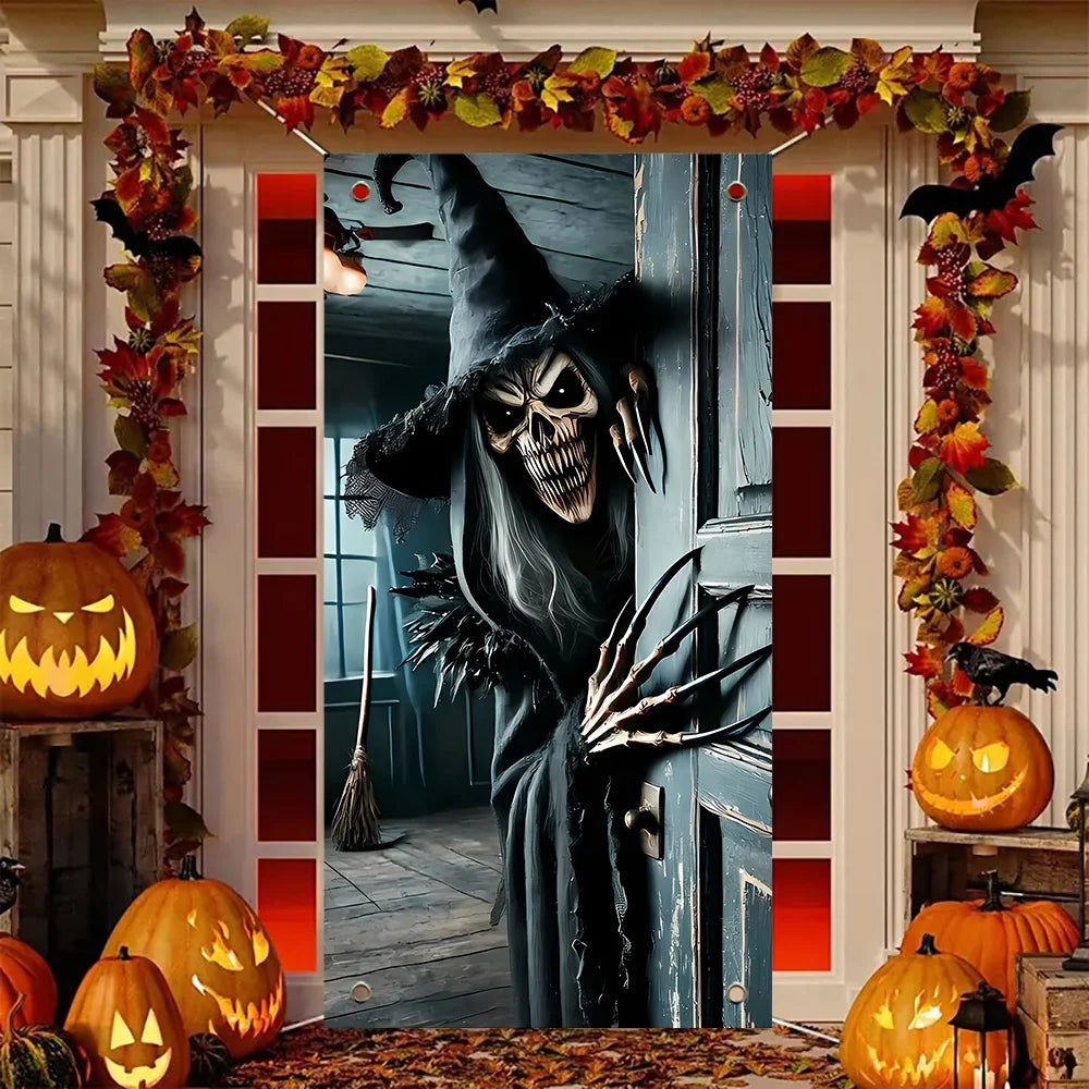 Halloween door decoration