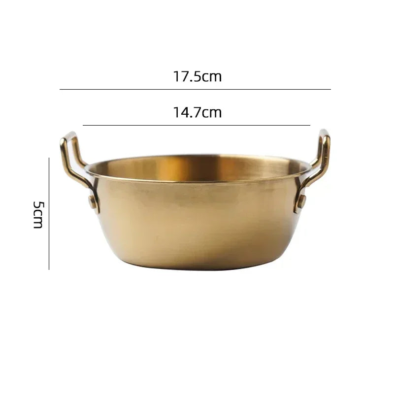 Korean Cuisine Stainless Steel Mixing Bowls