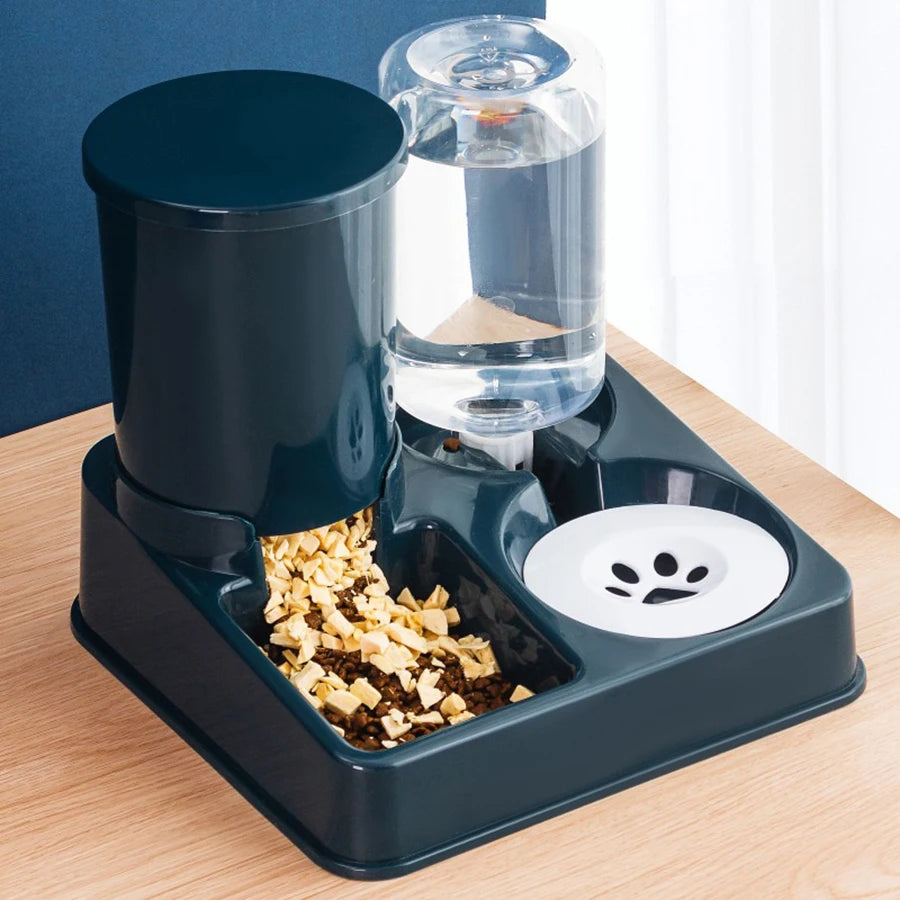 Automatic Pet Food And Water Feeder