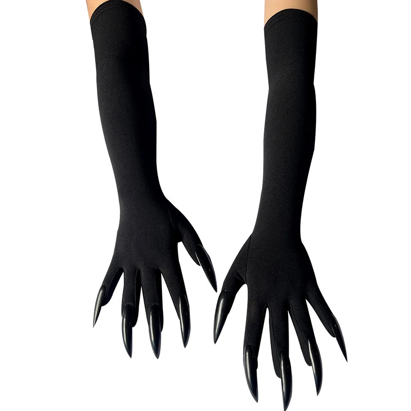 43cm Women Halloween  Devil's Ghost Claws Gloves