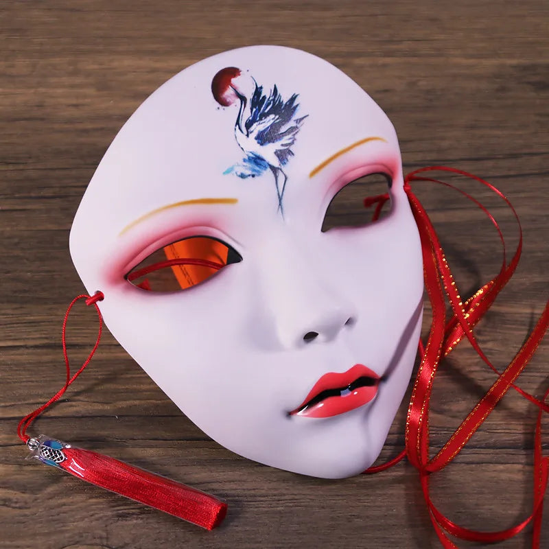 Halloween Party Mask Chinese Style Hand-Painted