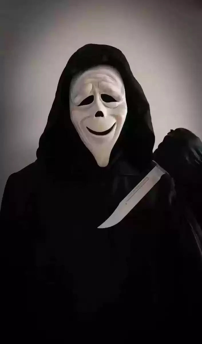 Halloween Ghost Face Mask Horror Death Scream