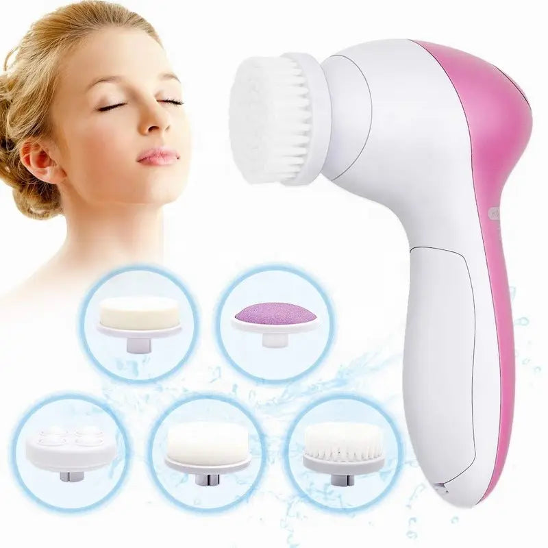 Electric 5 IN 1 Brush Wash Skin Care Tools