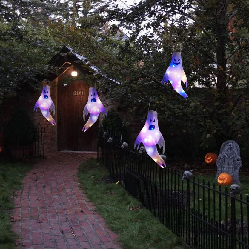 Halloween Ghost Hanging with LED Light