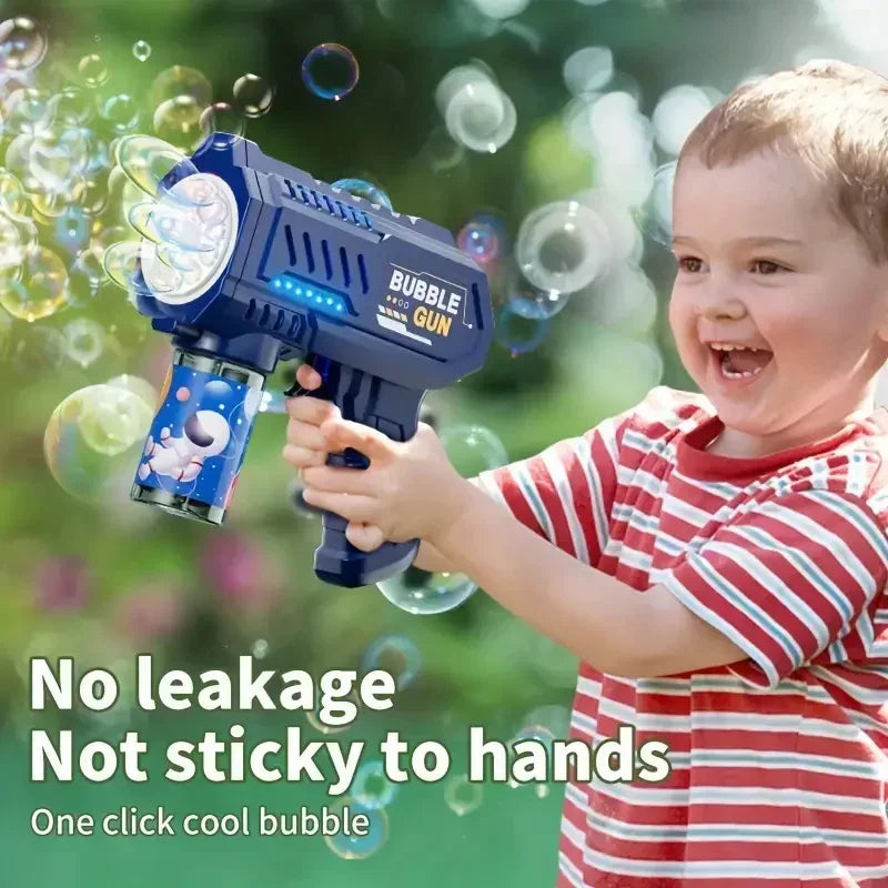Automatic Electric Bubble Gun for Kids