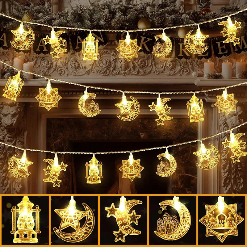 1-10M Led String moon star Hanging String Lamp