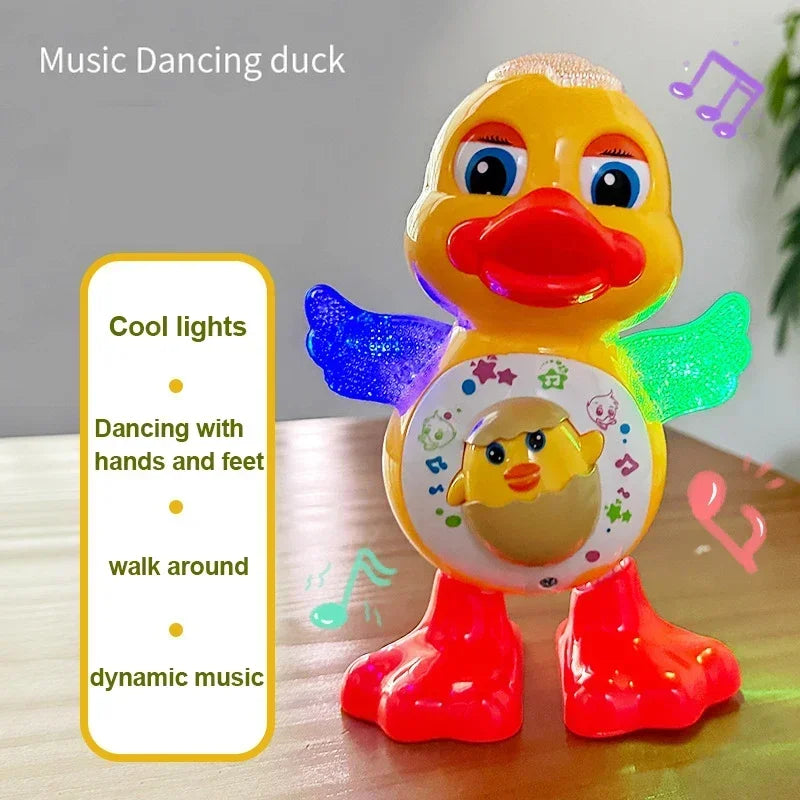 Electric Musical Dancing Duck Cartoon Toy