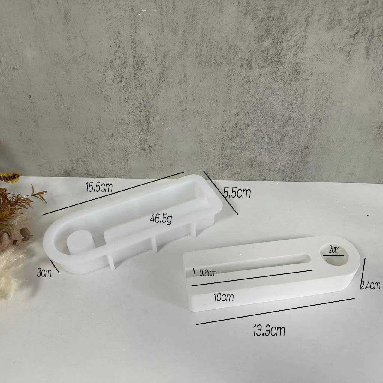 Valentine's Day Candle Holder Silicone Mold Couple