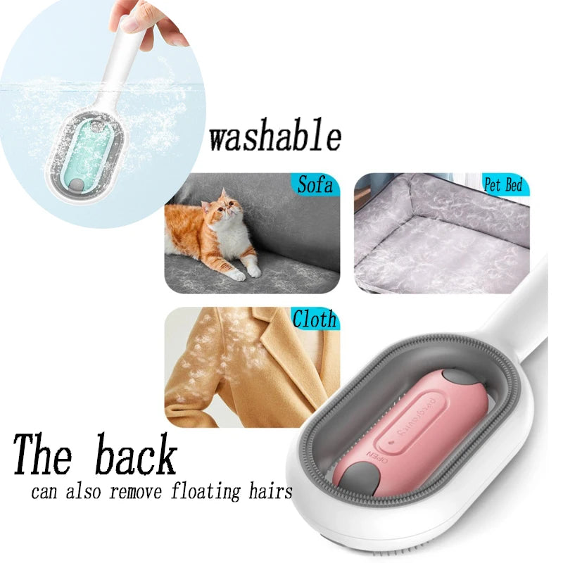 Pet Hair Removal Double Sided Brush Comb Tools