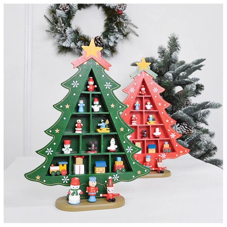 Christmas Decorations Wooden Tree
