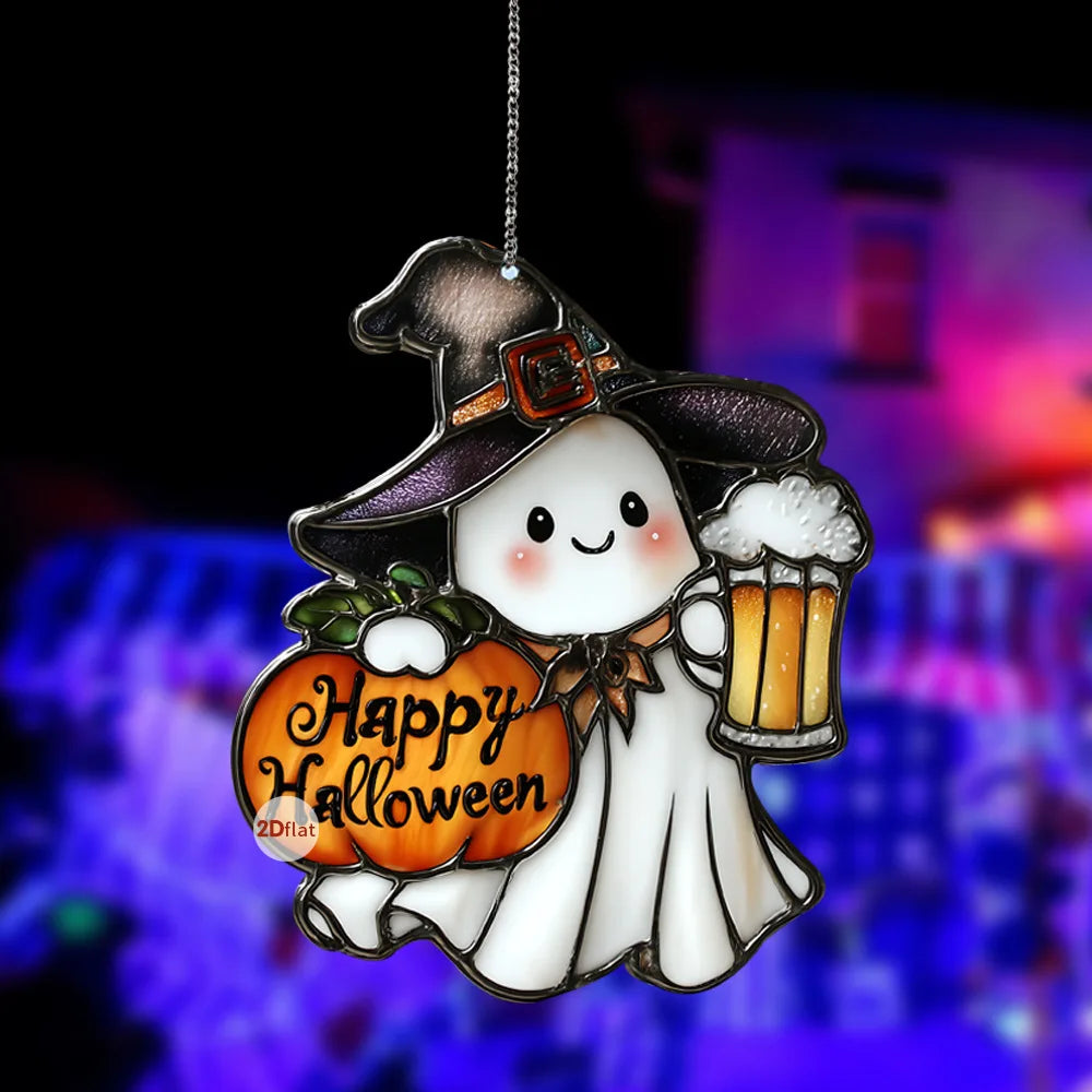 Halloween Ghost 2D Ghost Hanging Decorations