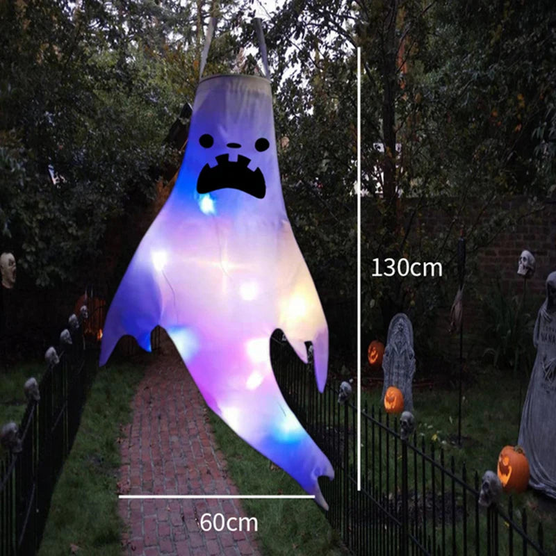 Halloween Ghost Hanging with LED Light