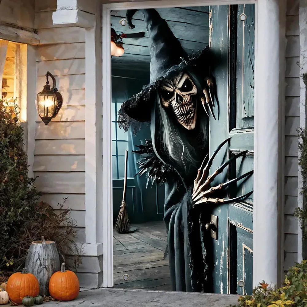 Halloween door decoration