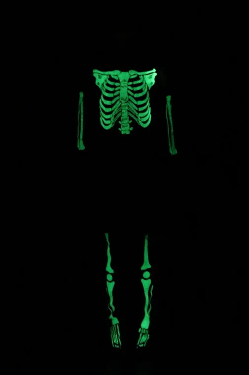 Halloween Child Skeleton Dress Suit Cosplay