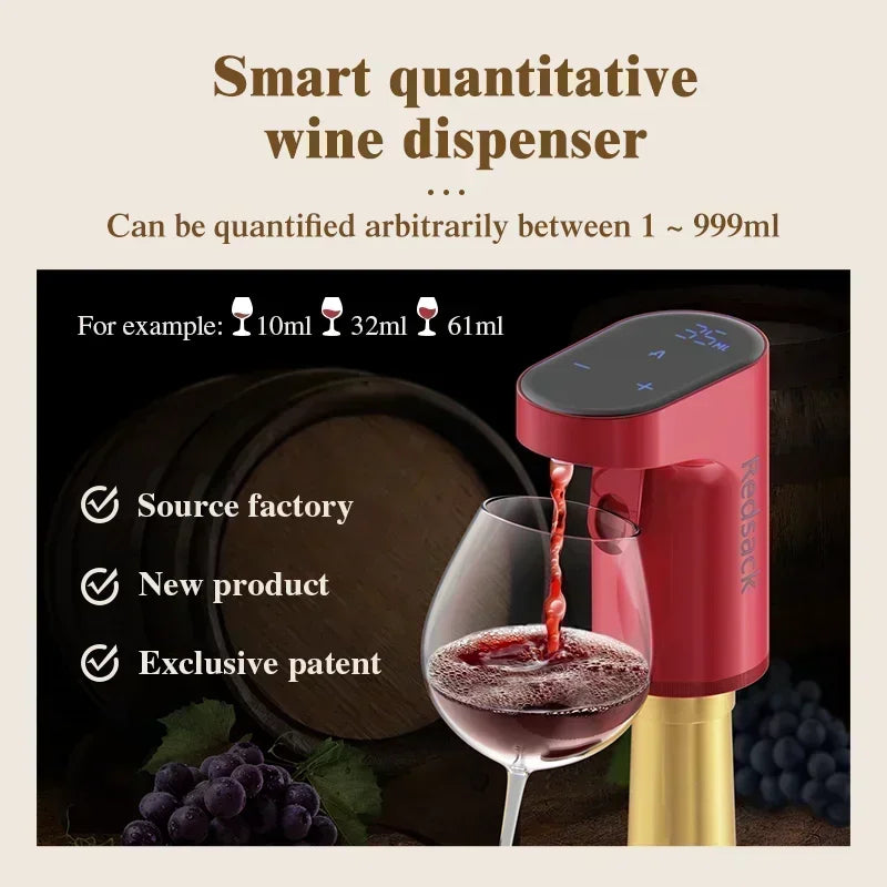 Smart electric digital wine dispenser