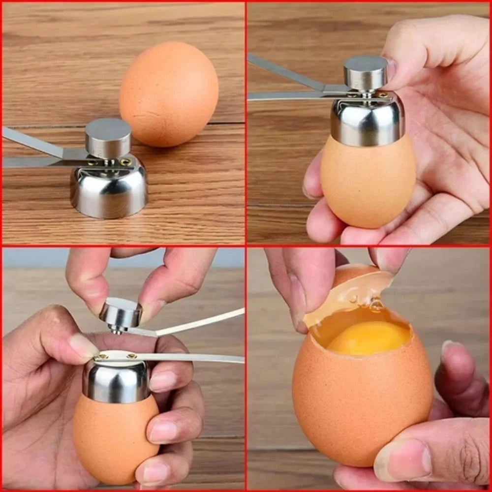 NEW Eggshell Stainless Steel Cracker Opener