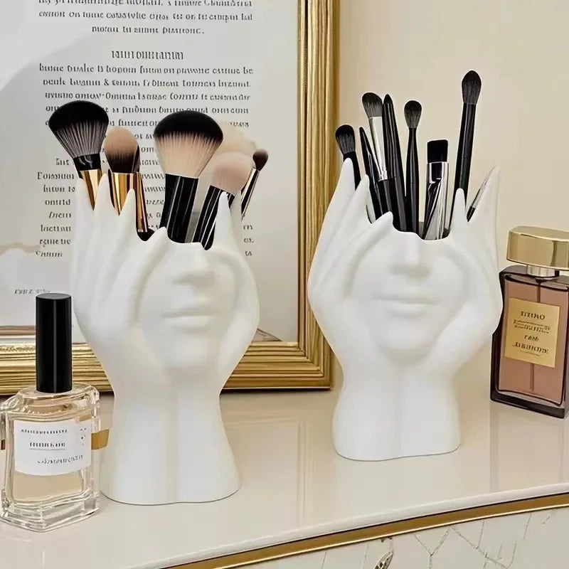 Creative Human Body Multifunctional Pen or Makeup Brush Holder