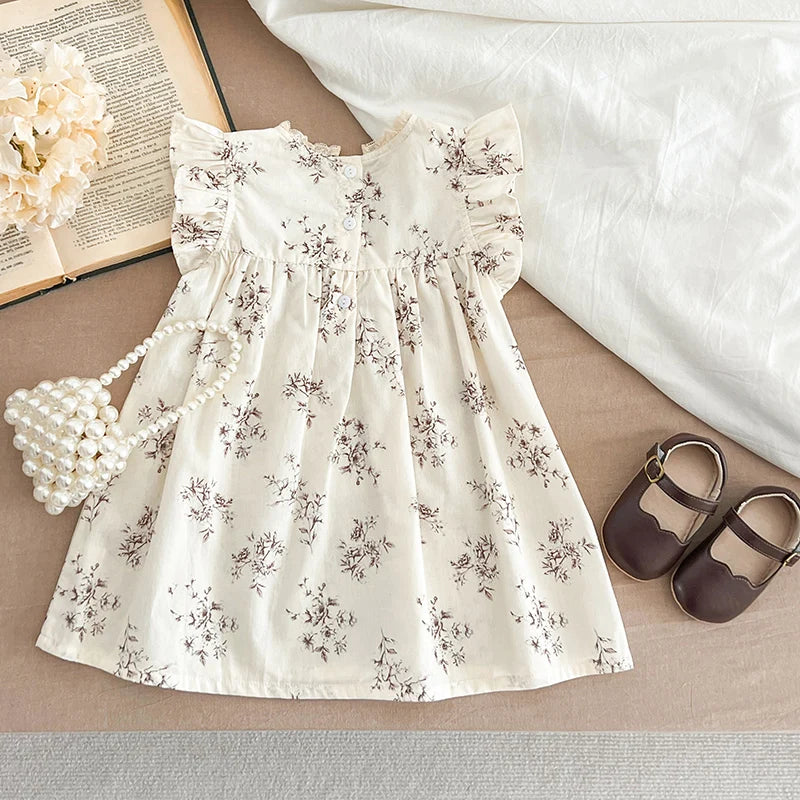 Fashion Flowers Kid Girls Dress