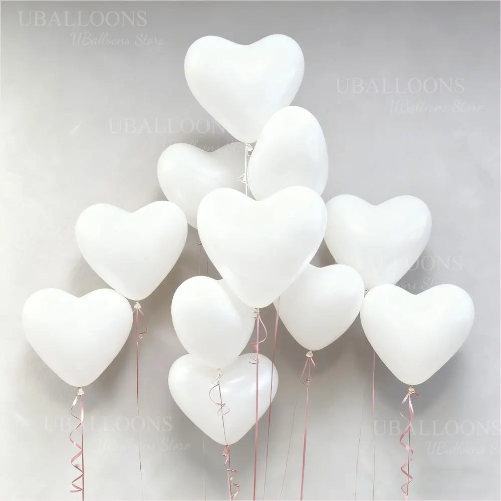 20pcs Heart Shaped Balloons