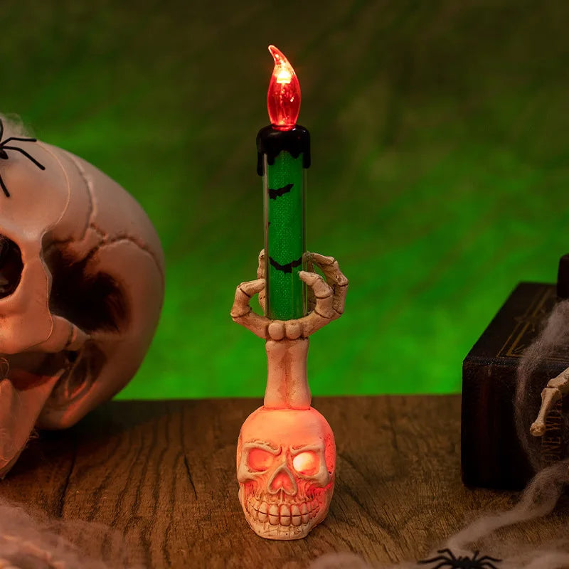 Halloween Skull Candle Lantern