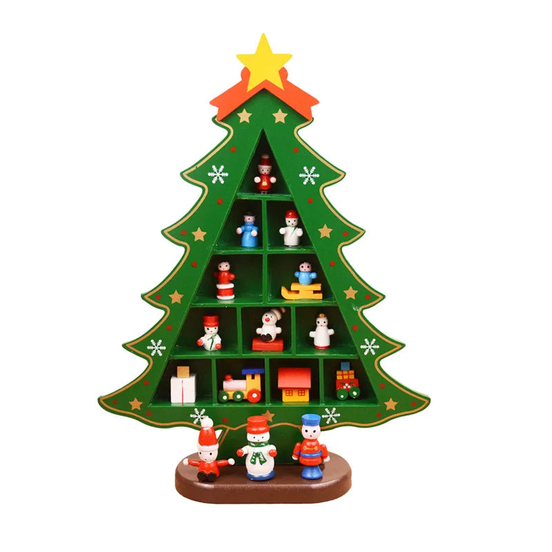 Christmas Decorations Wooden Tree