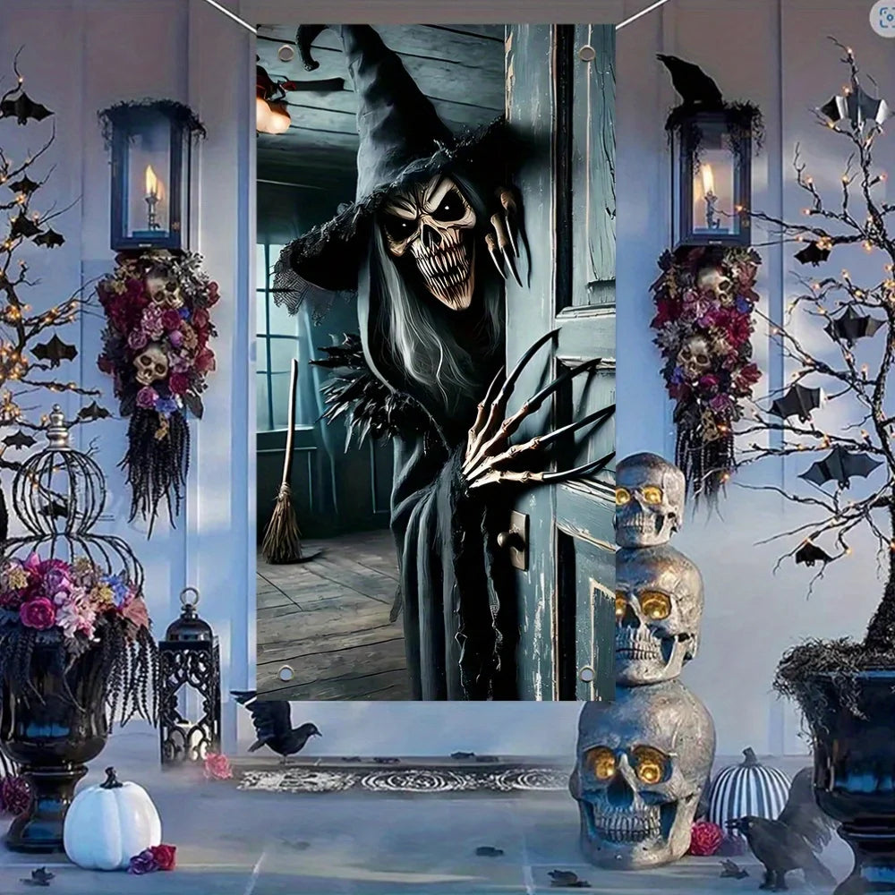 Halloween door decoration