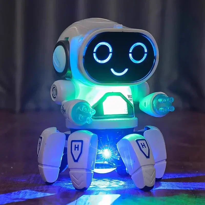 Kids Educational Electric LED Light Musical Robot Toy