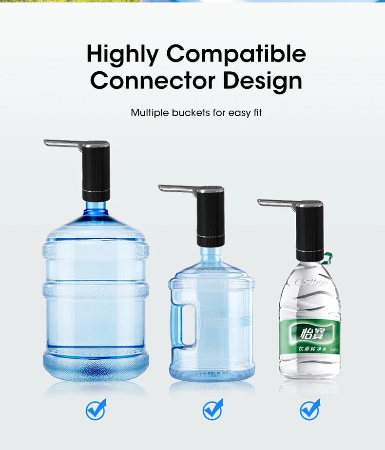 Electric Bottle Mini Portable Water Pump