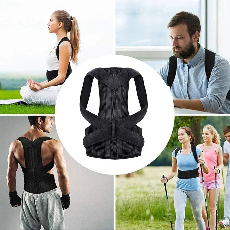 Adjustable, Breathable Polyester Posture Corrector
