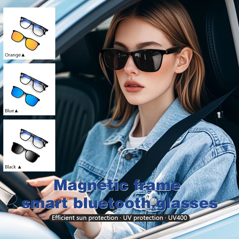 Hot GS05 Smart Glasses 2 in 1 UV Protection Polarized  Music Sunglasses