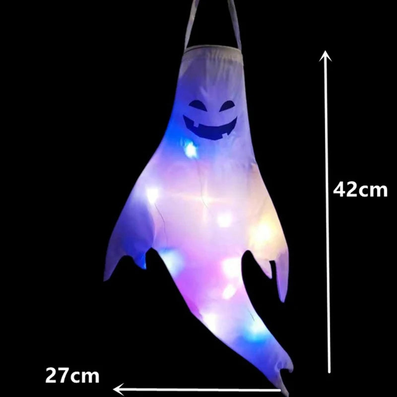 Halloween Ghost Hanging with LED Light