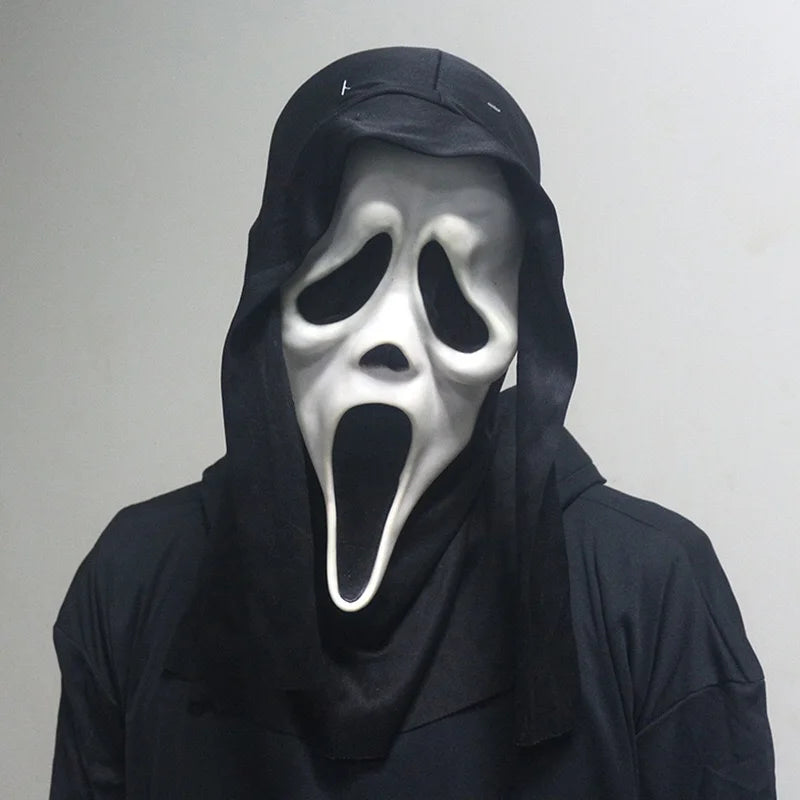 Halloween Ghost Face Mask Horror Death Scream