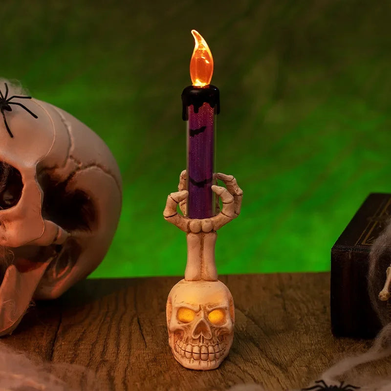 Halloween Skull Candle Lantern