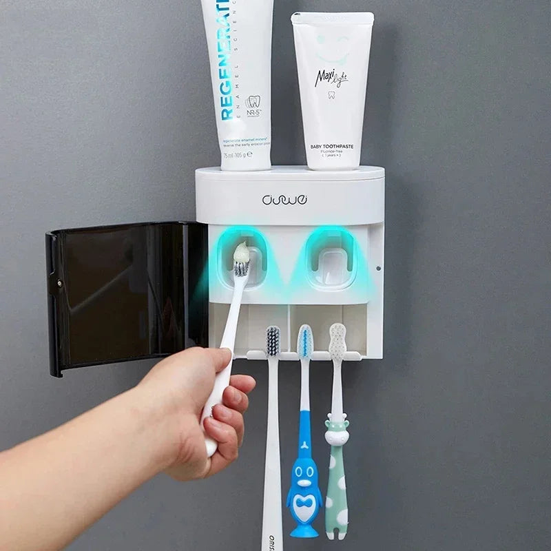 Automatic Toothpaste Squeezer, Dispenser,  Magnetic Holder