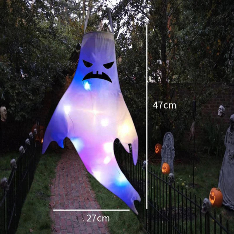 Halloween Ghost Hanging with LED Light