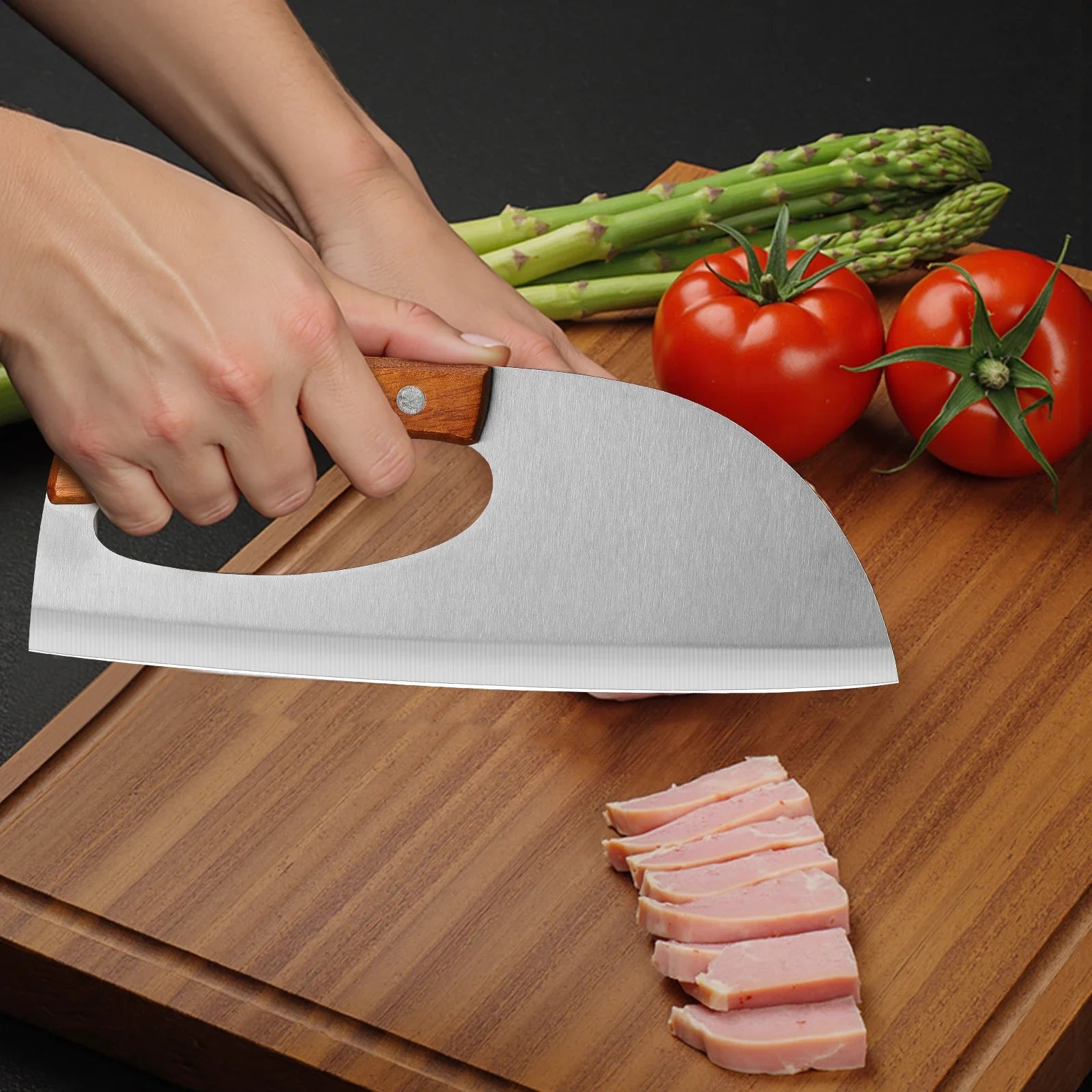 Labor-saving Stainless steel full edge multi-function chef's knife