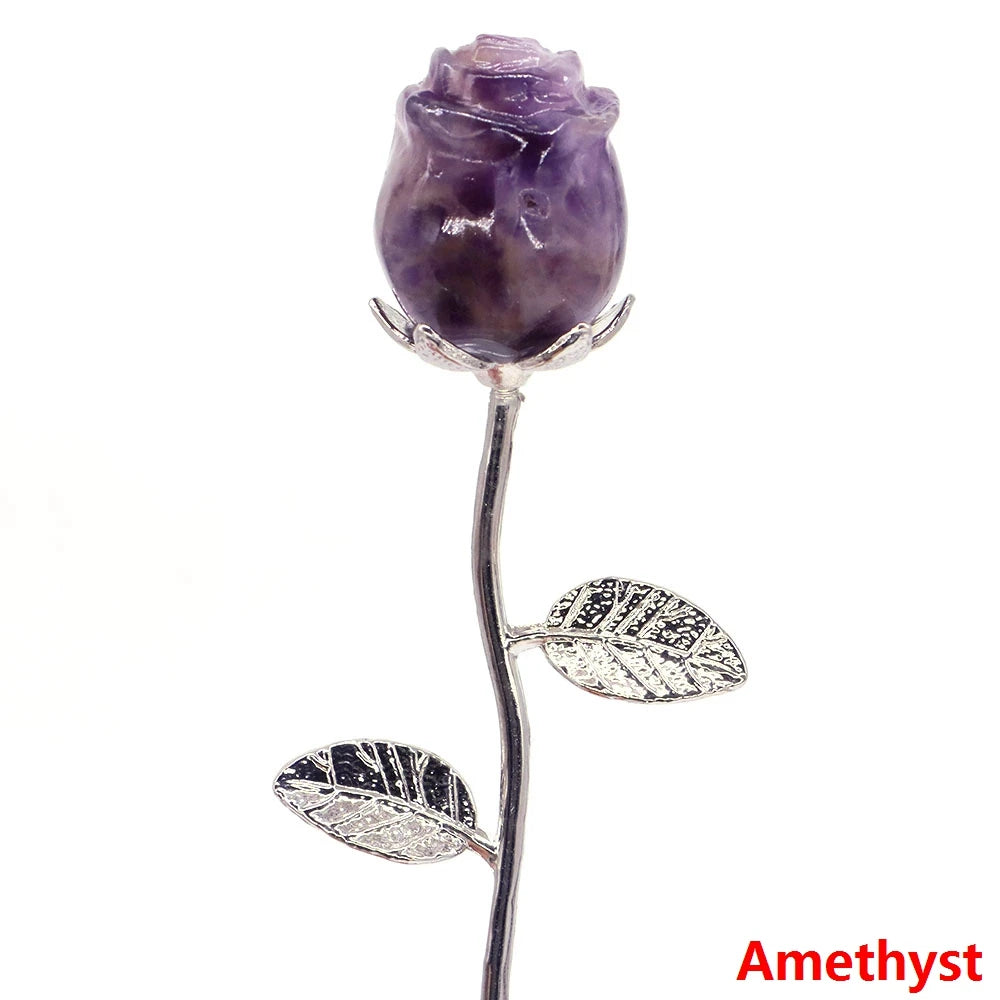 Crystal Rose Flower - Valentine's Day Love Gifts
