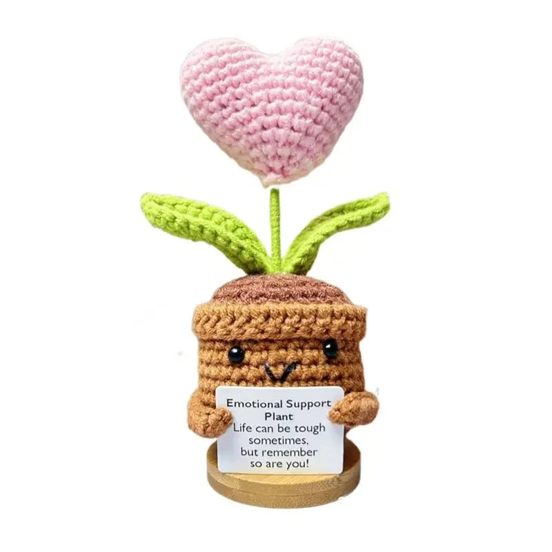 New Positive Energy Heart Flower Hand-woven Dolls
