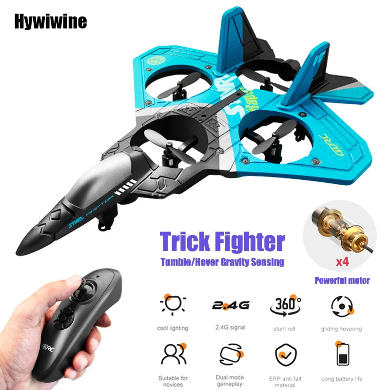 Remote Control 2.4G Gravity Sensor Aircraft Kids Toys