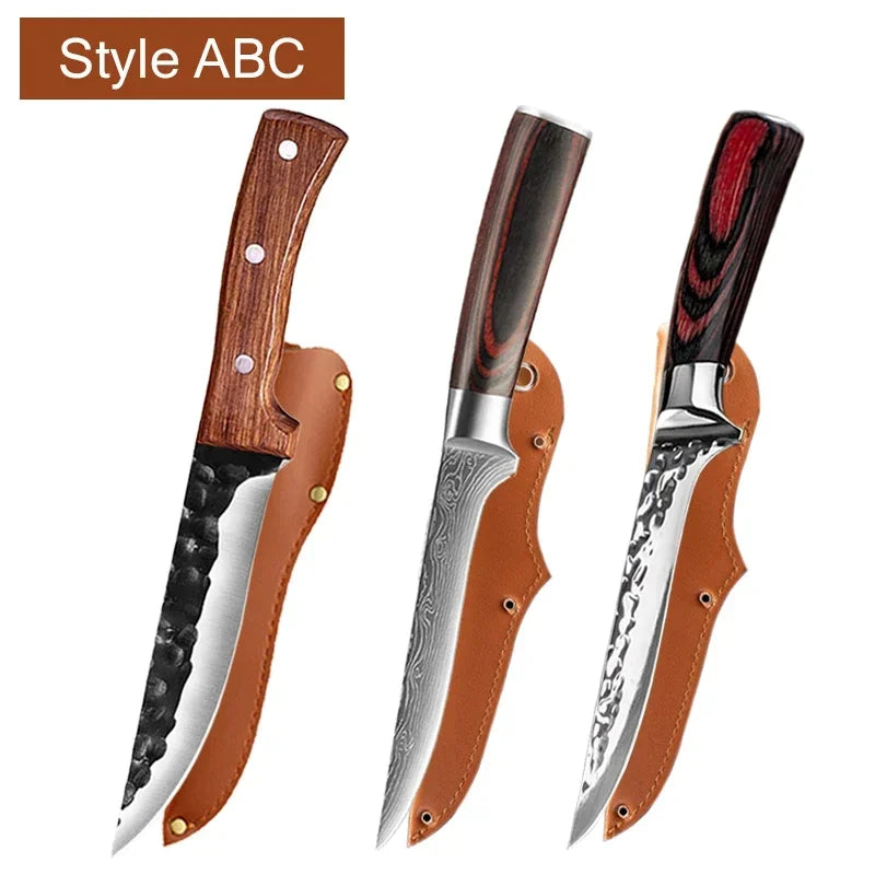 Chef Kitchen Pocket Knives Set
