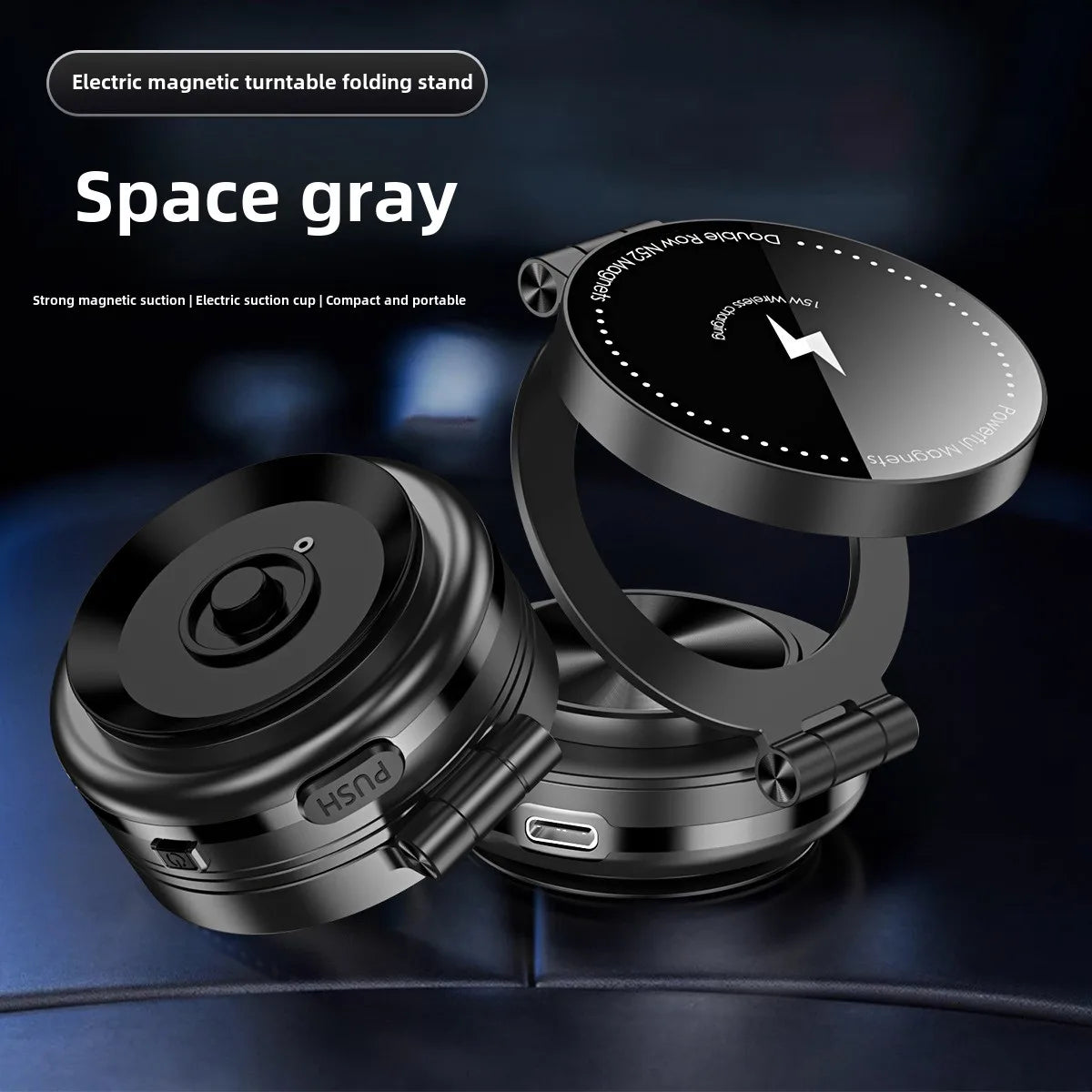 15W Wireless Charger  Double Sides Phone Holder