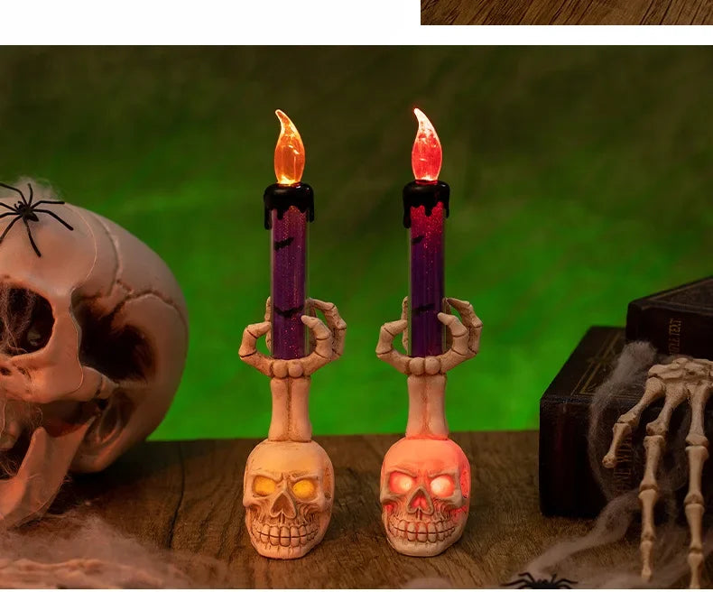 Halloween Skull Candle Lantern