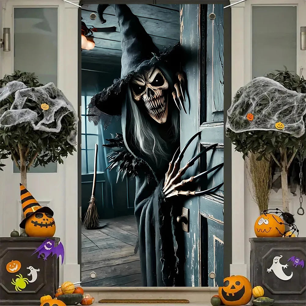 Halloween door decoration