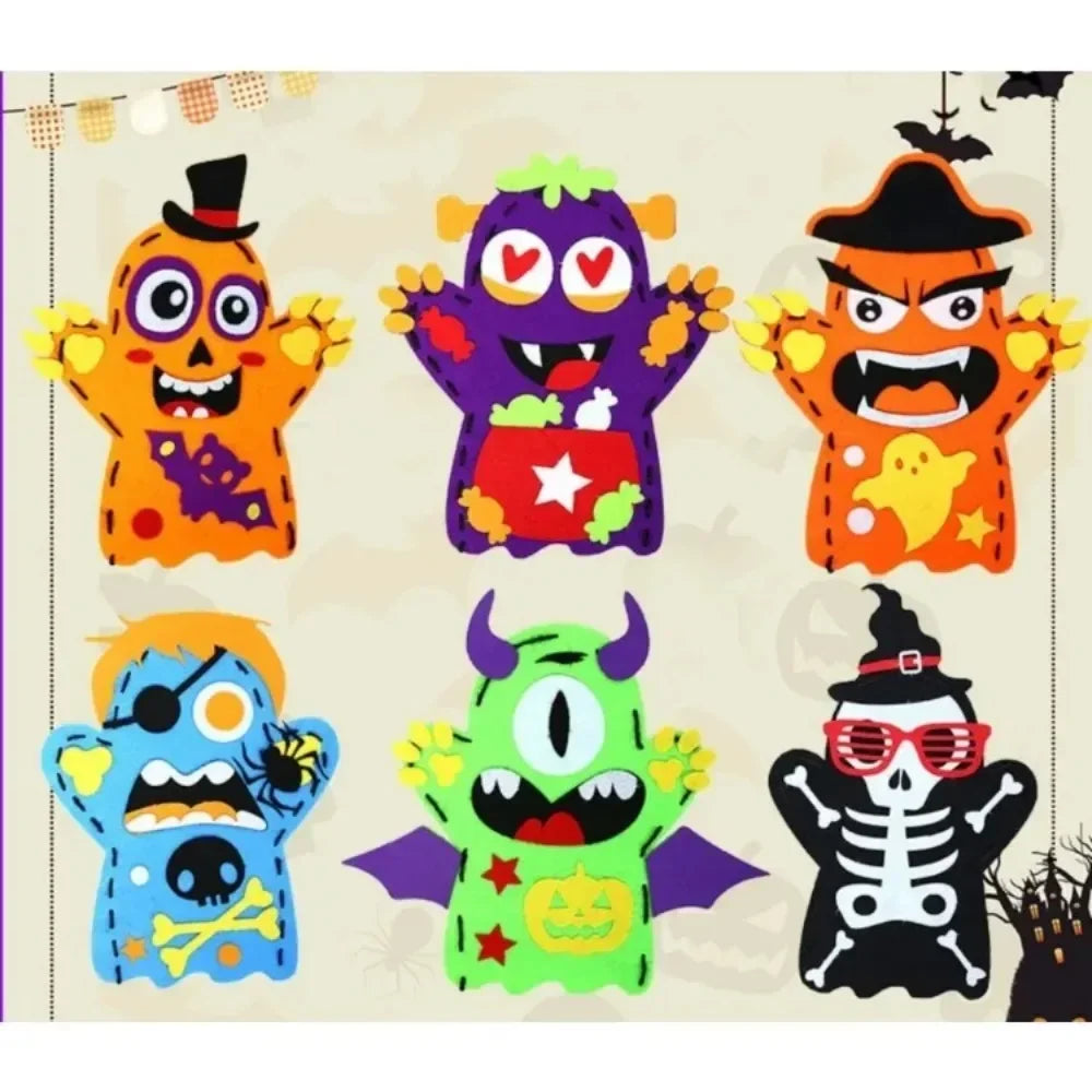 Halloween Hand Puppet DIY Craft Set