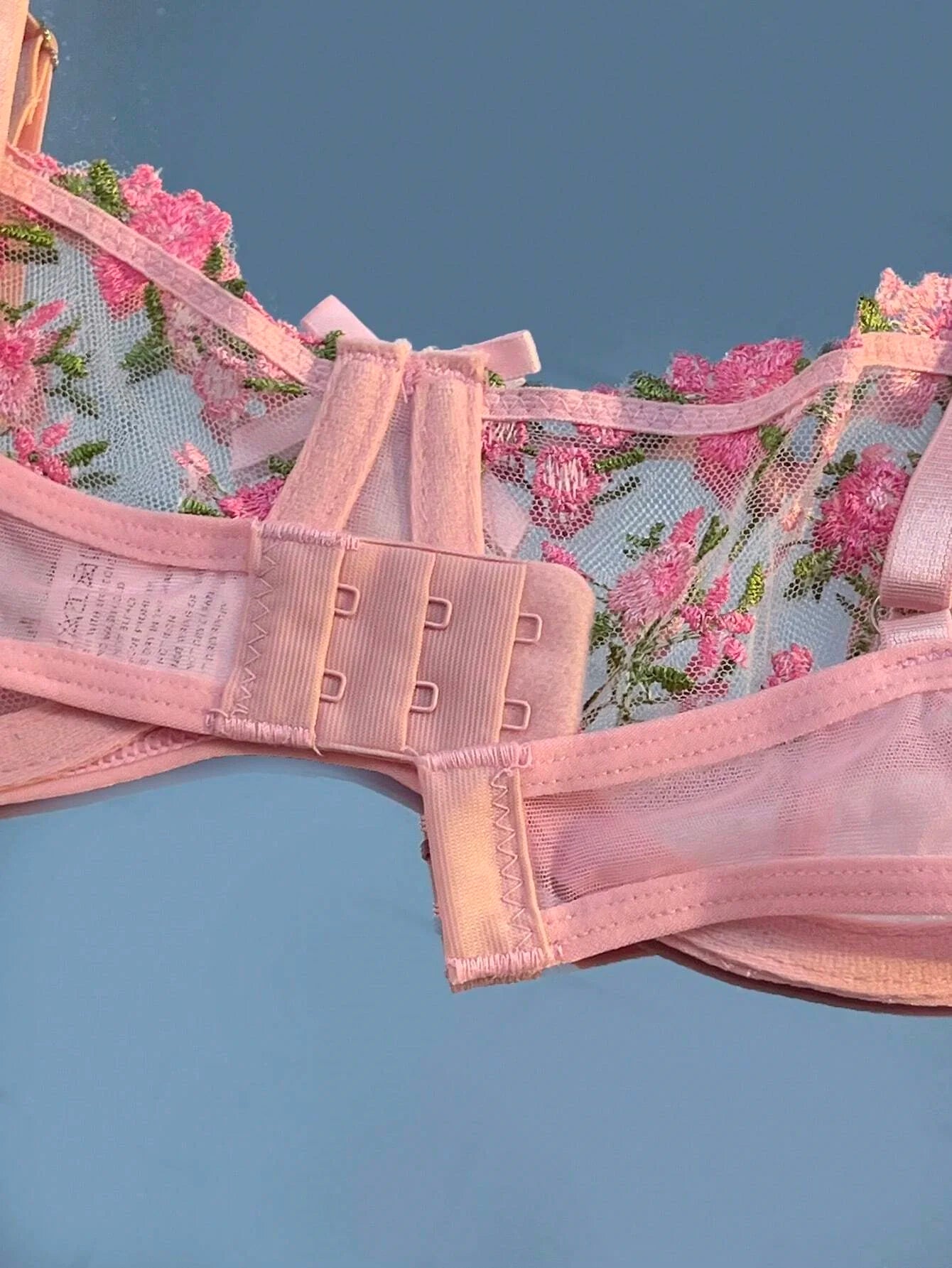 Ladies Embroidery Floral Bras Erotic Underwear Sets