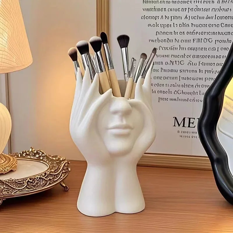 Creative Human Body Multifunctional Pen or Makeup Brush Holder