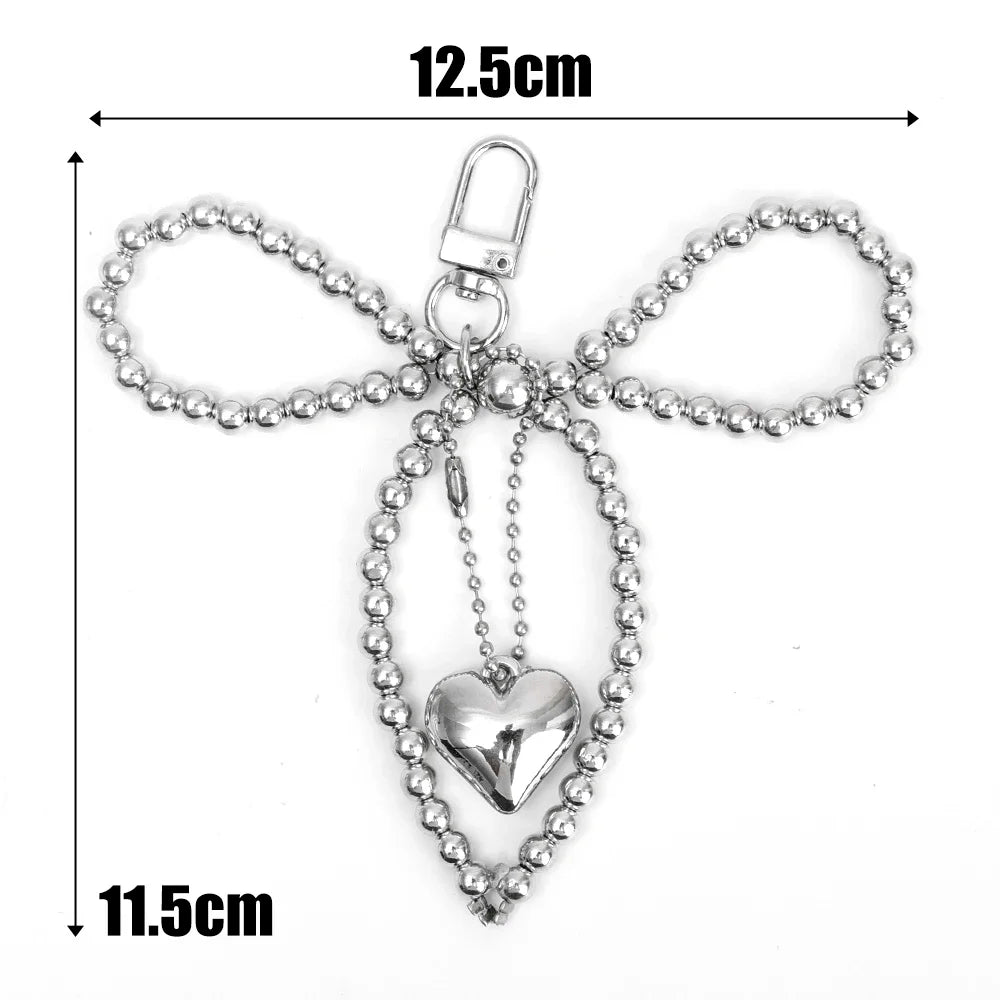 Pearl Bow Heart Shaped Ring